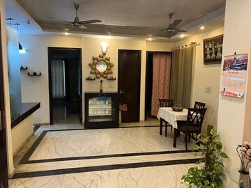 Living Room in 3 BHK Builder Floor at Omaxe Designer Villas Mayfield Garden, Sector 51 – for Rent