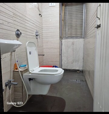 Bathroom in 3 BHK Apartment at Vasant Leela Apartment, Ghodbunder Road – for Rent
