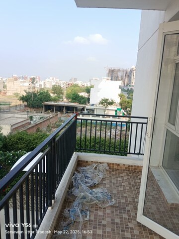 Balcony in 3 BHK Apartment at Omaxe Waterscapes, Gomti Nagar – for Rent