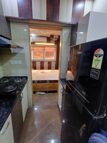 Kitchen in Studio Apartment at DLF One Midtown, Moti Nagar – for Rent