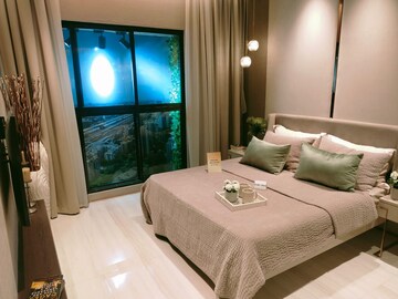 Bedroom in 2 BHK Apartment at Sunteck City Avenue 1, Goregaon West – for Rent