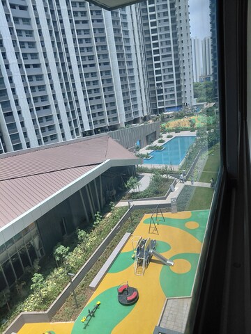 Balcony in 3.5 BHK Apartment at Kalpataru Immensa C, Kolshet Road – for Rent