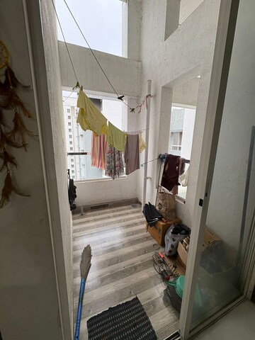 Balcony in 2 BHK Apartment at Saheel Itrend Homes Phase 2, Hinjewadi – for Rent
