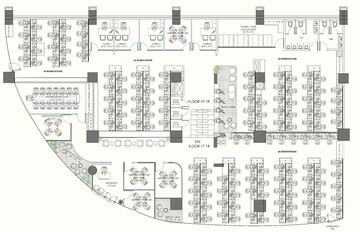 Floor Plan in  Office Space at Phoenix Paragon Plaza, Kurla West – for Rent
