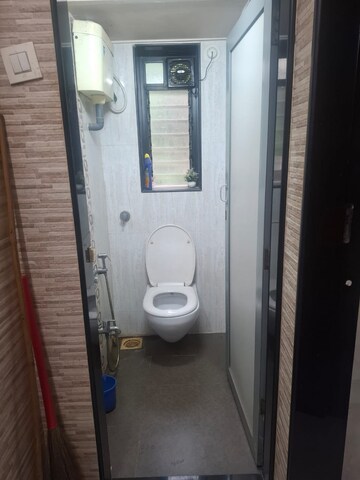 Bathroom in 1 BHK Apartment at Ghantali CHS, Naupada – for Rent