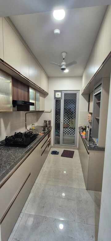 Kitchen in 2 BHK Apartment at Piramal Vaikunth Vraj, Balkum Pada – for Rent