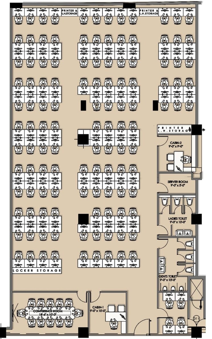 Floor Plan, phoenix-art-guild-house Commercial Office Space 5846 Sq.Ft. In Kurla West Mumbai 8788172