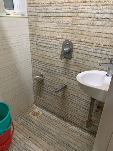 Bathroom in 2 BHK Apartment at Satyam CHS Andheri West, Andheri West – for Rent
