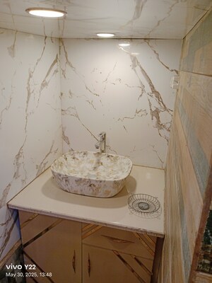 Bathroom in 2 BHK Builder Floor at Laxmi Nagar – for Sale