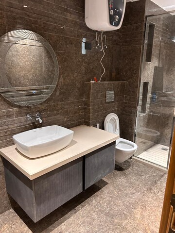 Bathroom in 3 BHK Builder Floor at East Patel Nagar – for Rent
