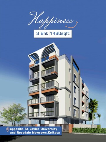 3 BHK Apartment For Sale in New Town