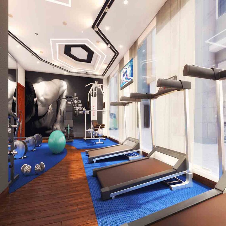 Gym, joka 3 Bedroom 948 Sq.Ft. Apartment In Joka Kolkata 8788269