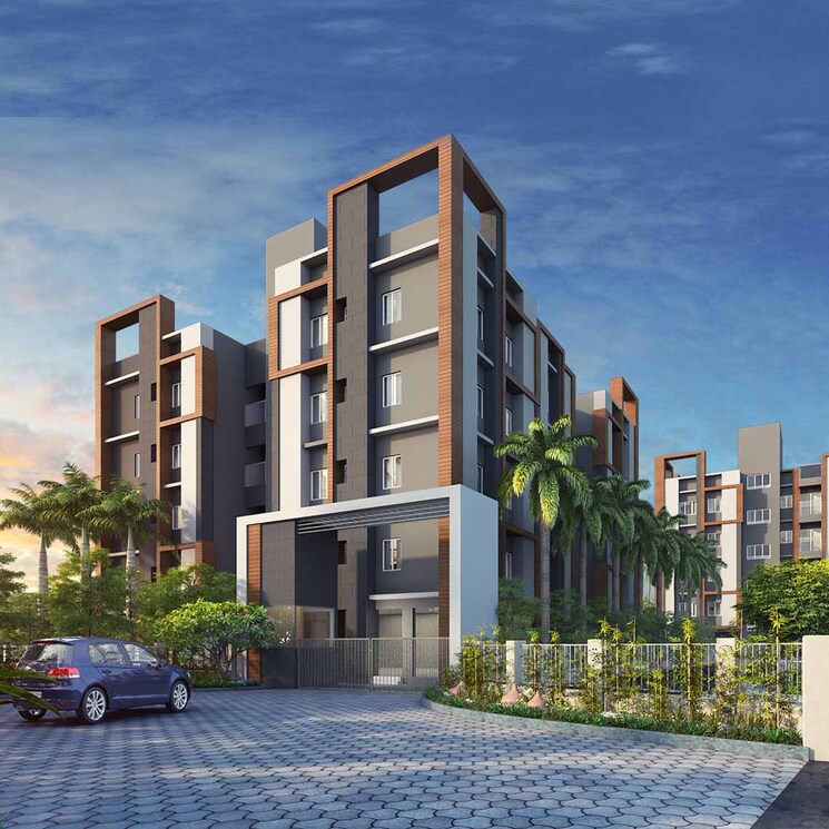 Exterior View, joka 3 Bedroom 948 Sq.Ft. Apartment In Joka Kolkata 8788269