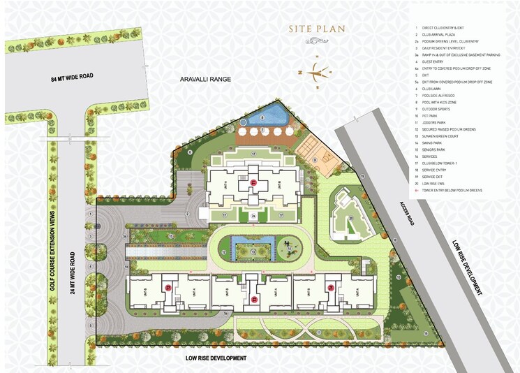 Master Plan, anant-raj-the-estate-residences 4 Bedroom 4781 Sq.Ft. Apartment In Sector 63a Gurgaon 8788329