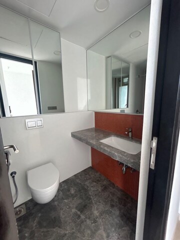 Bathroom in 2 BHK Apartment at Lodha Sea Face, Worli – for Rent