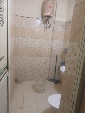 Bathroom in 3 BHK Builder Floor at Motia Blue Ridge, Dhakoli – for Rent