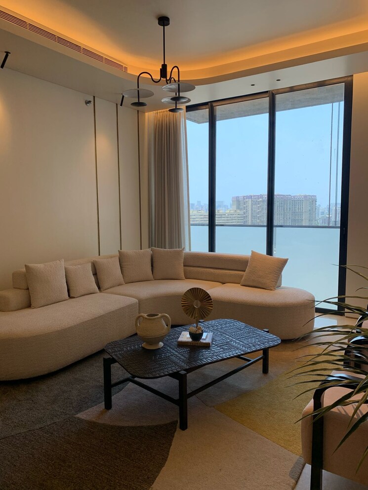 Living Room, forum-serendipity 4 Bedroom 1815 Sq.Ft. Apartment In Bandra Kurla Complex Mumbai 8788391