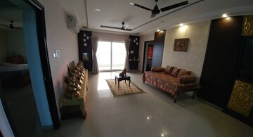 Living Room in 3 BHK Apartment at Ramky Towers, Gachibowli – for Rent