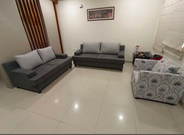 Living Room in 3 BHK Apartment at Ramky Towers, Gachibowli – for Rent