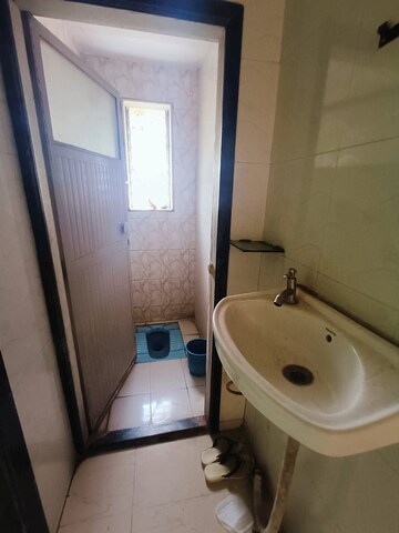 Bathroom in 1 RK Apartment at Dombivli West – for Rent