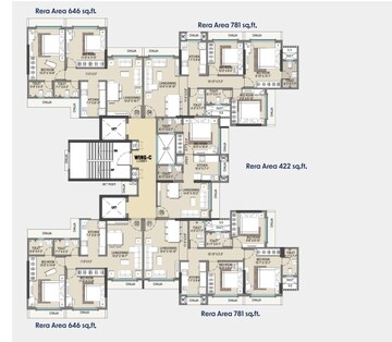 Floor Plan in 2 BHK Apartment at Alpine Primo, Andheri West – for Sale