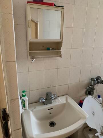 Bathroom in 2 BHK Apartment at Raheja Ankur Apartment, Goregaon West – for Rent