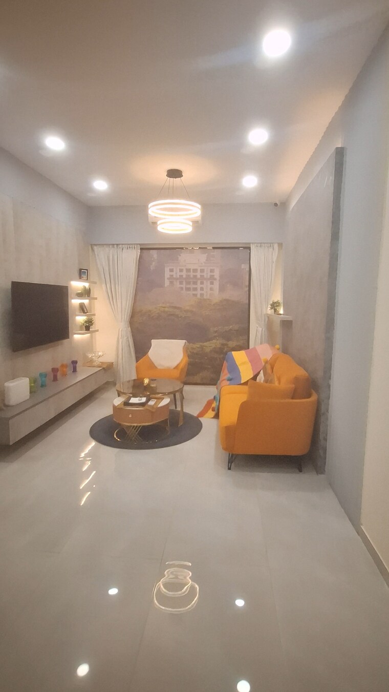 Living Room, alpine-primo 3 Bedroom 949 Sq.Ft. Apartment In Andheri West Mumbai 8788483