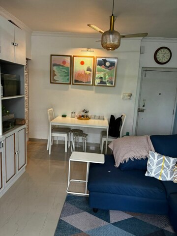 Living Room in 2 BHK Apartment at Royal Palms, Goregaon East – for Rent