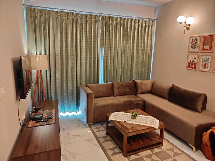 Living Room, unitech-uniworld-resorts-the-residences 5 Bedroom 7000 Sq.Ft. Villa In Sector 33 Gurgaon 8788601