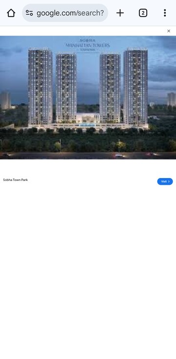 3 BHK Apartment For Sale in Sobha Manhattan Towers Town Park, Hosur Road