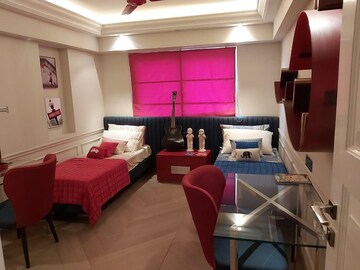 Living Room in 2 BHK Apartment at Lodha The Park, Worli – for Rent