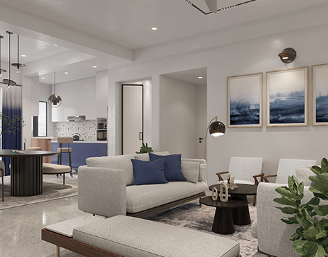 4 BHK + Servant Room,Extra Room 4425 Sq.Ft. Apartment in Mahagun Mezzaria