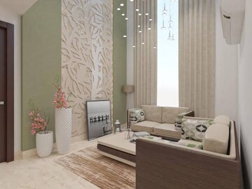 Living Room in 4 BHK Apartment at Mahagun Mezzaria, Sector 78 – for Rent