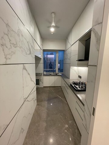 Building Lobby in 2 BHK Apartment at Indiabulls Blu, Worli – for Rent