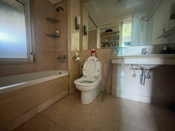 Bathroom in 4 BHK Apartment at Hiranandani Garden Ambrossia, Powai – for Rent