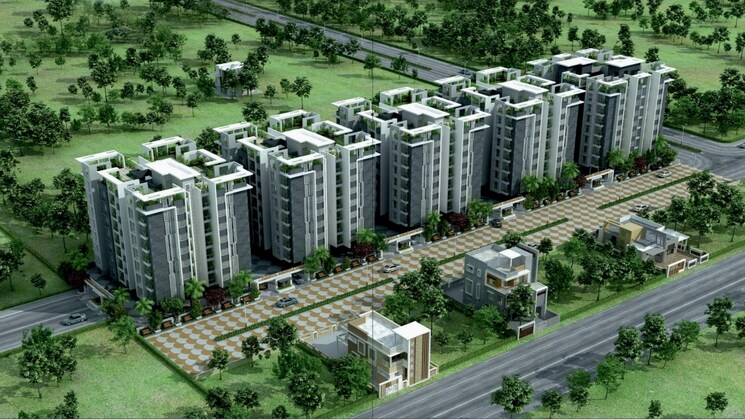 Exterior View, hazari pahad 2 Bedroom 1080 Sq.Ft. Apartment In Hazari Pahad Nagpur 8788690