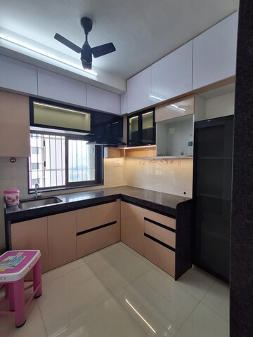 Kitchen in 2 BHK Apartment at Runwal Eirene, Balkum Pada – for Rent