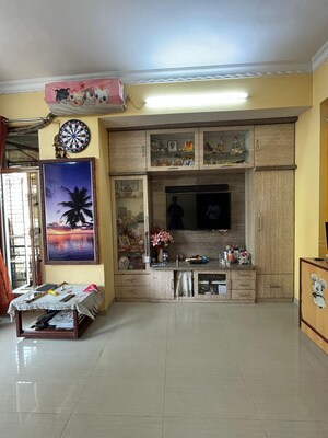 Living Room in 1 BHK Apartment at Dombivli West – for Sale