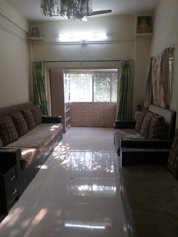 Living Room in 2.5 BHK Apartment at Karishma Society, Kothrud – for Sale