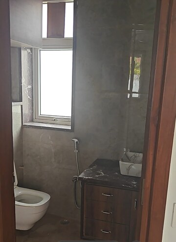 Bathroom in 1 BHK Builder Floor at Arya Chittaranjan Park, Kalkaji – for Rent