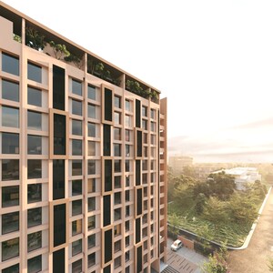 Studio Apartment – Exterior View View at Okay Plus Solitaire Suites, Ramnagariya - for Sale