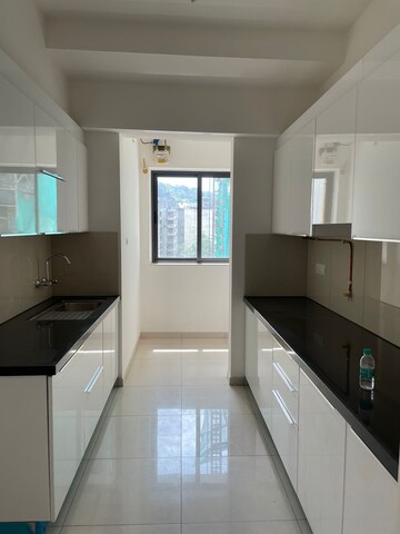 Kitchen in 3 BHK Apartment at Shapoorji Pallonji Vicinia, Powai – for Rent
