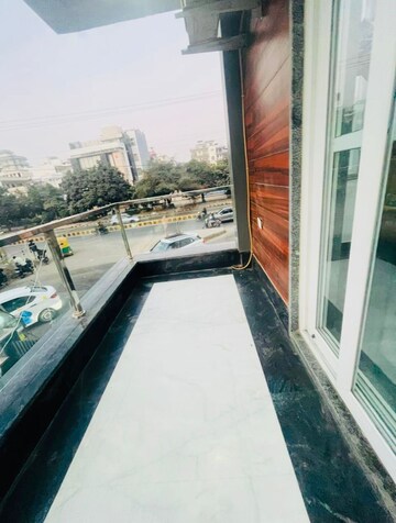 Balcony in 3 BHK Builder Floor at Sushant Lok I – for Rent