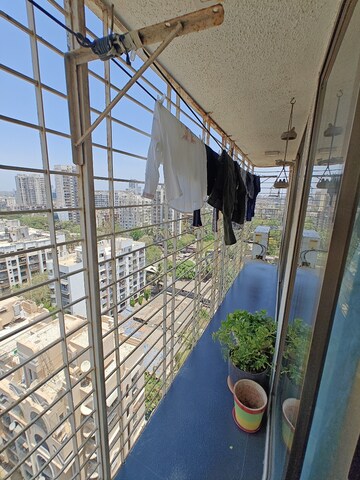 Balcony in 2 BHK Apartment at Solitaire Heights, Malad West – for Rent