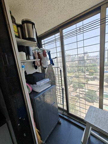 Balcony in 2 BHK Apartment at Solitaire Heights, Malad West – for Rent