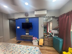 Living Room in 1 BHK Apartment at Jay Nagar CHS, Malad West – for Sale