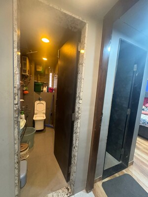 Bathroom in 1 BHK Apartment at Jay Nagar CHS, Malad West – for Sale