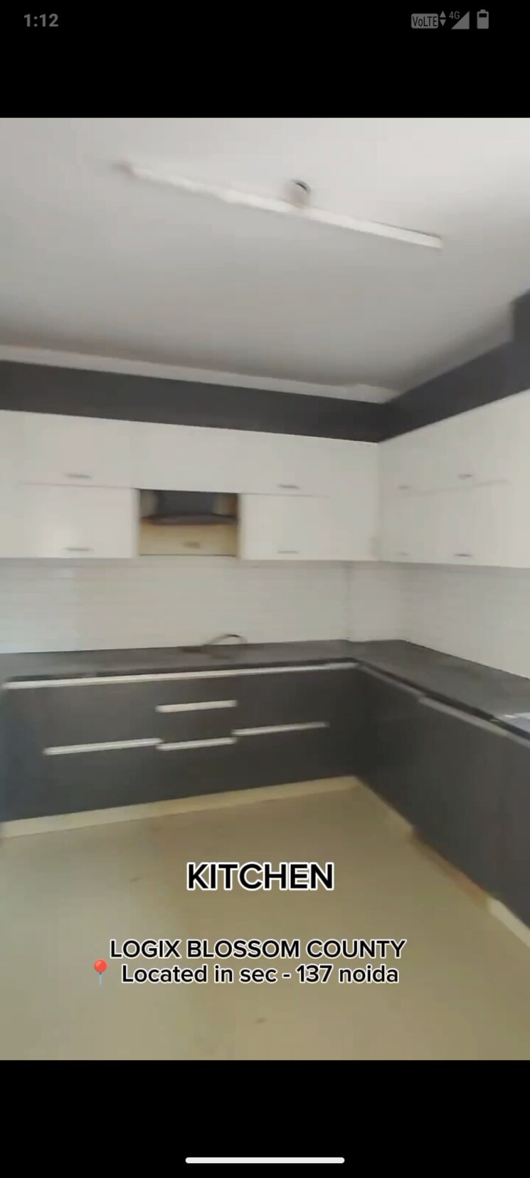 Kitchen, logix-blossom-county 4 Bedroom 2494 Sq.Ft. Apartment In Sector 137 Noida 8789567