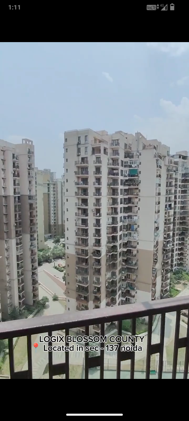 4 BHK + Servant Room 2494 Sq.Ft. Apartment in Logix Blossom County