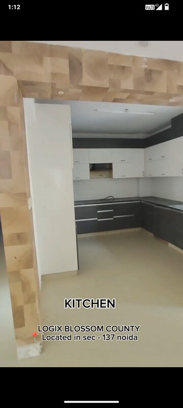Kitchen in 4 BHK Apartment at Logix Blossom County, Sector 137 – for Rent